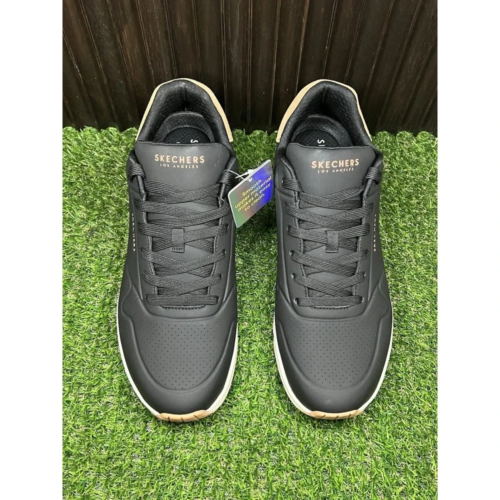 Size 13 -  Skechers Street Uno Suited On Air Casual Shoes 183004/BLACK